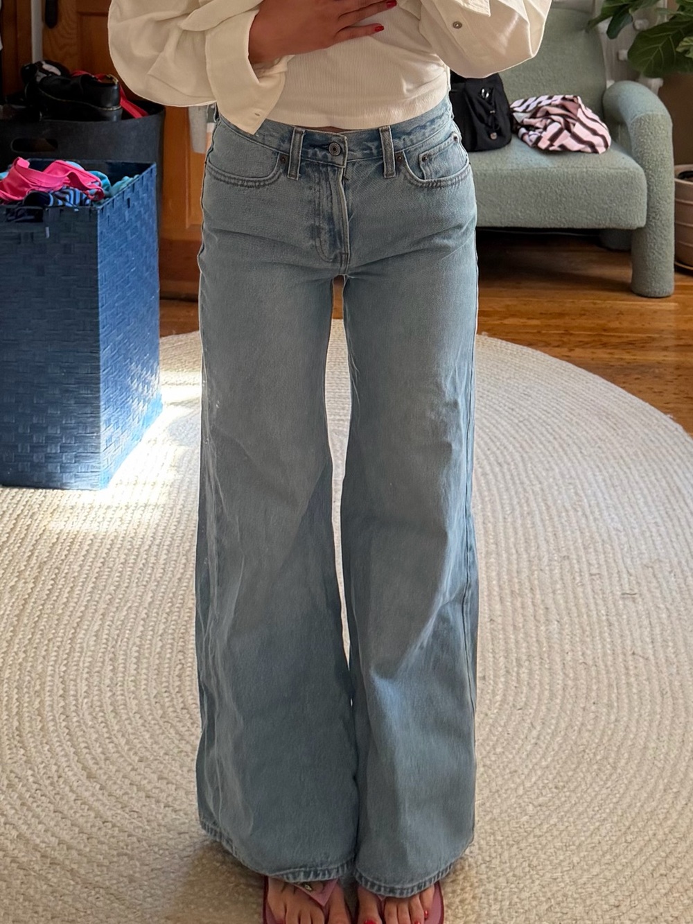 Abercrombie & Fitch Baggy Boot Jeans
